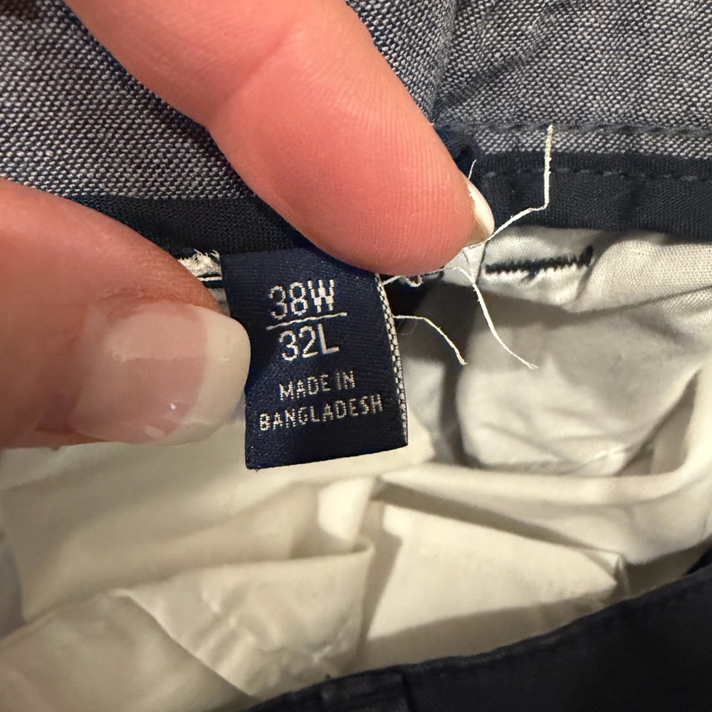 Nautica Men's Dark Blue Chinos - Picture 6 of 7